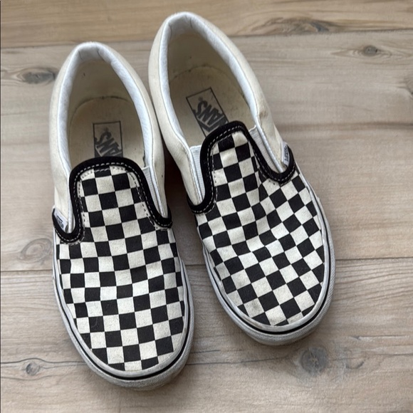 Vans Other - Vans Checkerboard Slip-On Sneakers Black and White